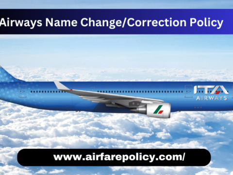 ITA Airways Name Change/Correction Policy