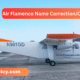 Air Flamenco Name Correction/Change Policy