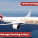 Emirates Manage Booking Policy