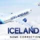Iceland Air Name Correction Policy